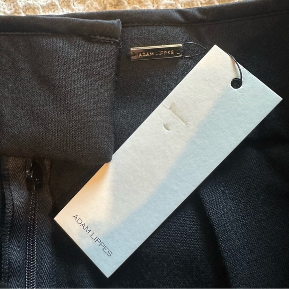 NWT Adam Lippes Classic Black pencil Skirt size 2 wool silk midi style #415409CP - Picture 5 of 9
